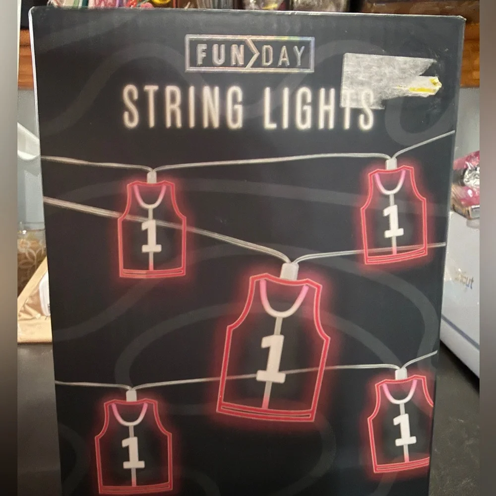 Fun Day Jersey String Lights- 2 pack retails $19.99 each